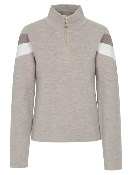 Bilde av WoolLand Hemsedal Knitted Top Woman Latte